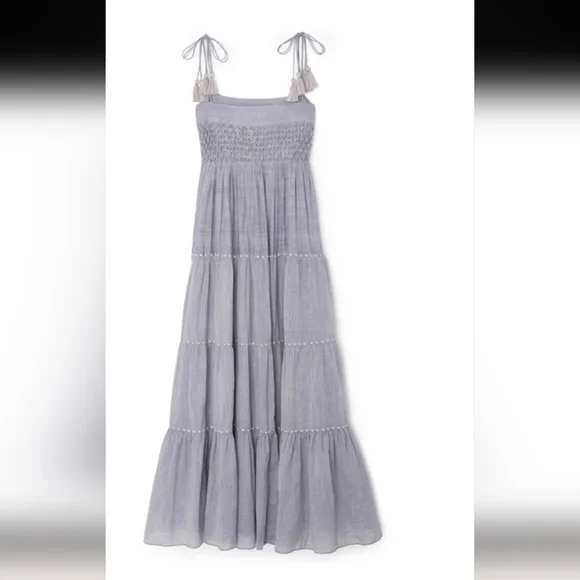 Mykonos Sundress in Blue Chambray from Mirth - Picture 3 of 6